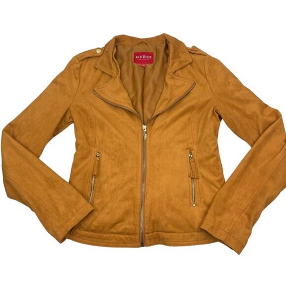 Guess Women's Tess Faux-Suede Jacket Medium - Picture 5 of 8